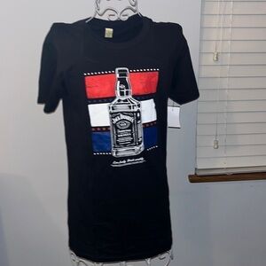 Jack Daniels Whiskey Bourbon bottle t-shirt Mens/Woman Large